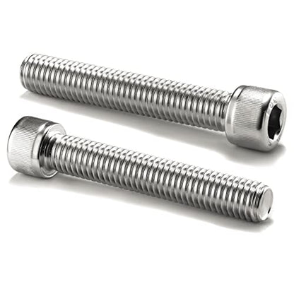 1/2-13 x 3 Socket Head Cap Screws Bolts, 20Pcs 304 Stainless Steel 18-8, Allen Socket Hex Drive, Full Thread, Bright Finish by SG TZH(with Hex Spanner) - size: 1/2-13 x 3"