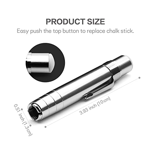 RALIS 2 Pcs Aluminum Alloy Chalk Holder for Teachers' Painting and Writing