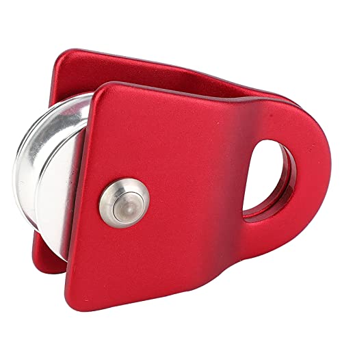 Metal Climbing Pulley Side Swing for Rock Climbing RED 2000KG
