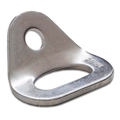26kN Climbing Wall Bolt Hanger/Anchor/Tiedown for 3/8" Screw/Bolt Ideal for Rock Climbing and Home Gyms, Hammocks, Trailer Tie-Downs. Robust, Load-Bearing Steel Tie-Off - size: One-Pack