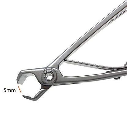 KOHM Nail Clippers for Thick Nails - Heavy Duty, Wide Mouth Professional Fingernail and Toenail Clippers for Men, Women & Seniors, Silver - color: Straight-silver