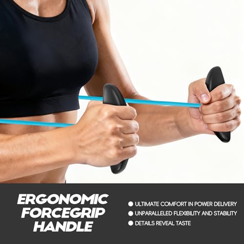 Resistance Bands for Arm - Home Fitness Equipment for Upper Body Toning, 20 lb Exercise Bands to Improve Mobility & Stability, Portable Resistance Bands for Women Men