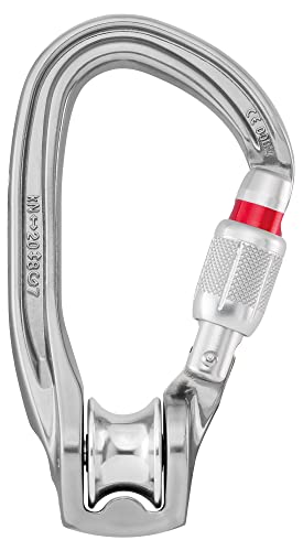 Petzl ROLLCLIP Z Pulley Carabiner - Screw-Lock (Spine Side Opening) - size: Type Z (Harness) - Screw-Lock