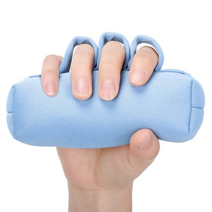 Palm Protector for Hand Contracture with Finger Separators | Hand Contracture Cushion for Stroke,Parkinson,Dementia, Arthritis, Moisture-wicking Polyester, Polystyrene Filling - style: 1 pcs