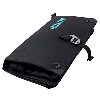 Notch Throwline Folding Popbox holds 2 Throwbags and Throwline (99445) | Color-coded Inner Pockets, Spring-Loaded Corners, Pinch, Press and Fold Closure, Carry Handle, Aluminum Buckle