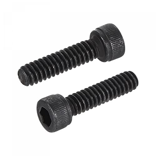 uxcell #10-24x3/4" Hex Socket Head Cap Screw Bolts 12.9 Grade Alloy Steel 25pcs - size: #10-24x3/4"