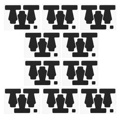 Precut Kinesiology Tape for Thumb, 30 PCS Self Adhesive Thumb Protecting Tape Big Toe Straps, Elastic Athletic Tapes, Breathable Latex-Free Tapes Finger Toe Patches for Joints Muscle Support (Black) - color: Black