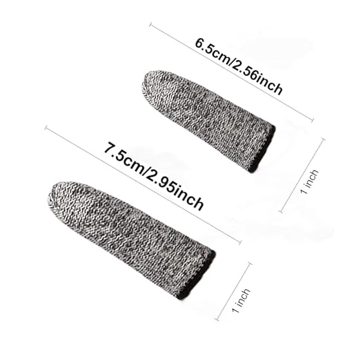 20 PCS Finger Cots Cut Resistant Protector, Finger Covers for Cuts, Gloves Life Extender, Cut Resistant Finger Protectors for Kitchen, Work, Sculpture, Anti-Slip, Reusable - size: 20 Count (Pack of 1)