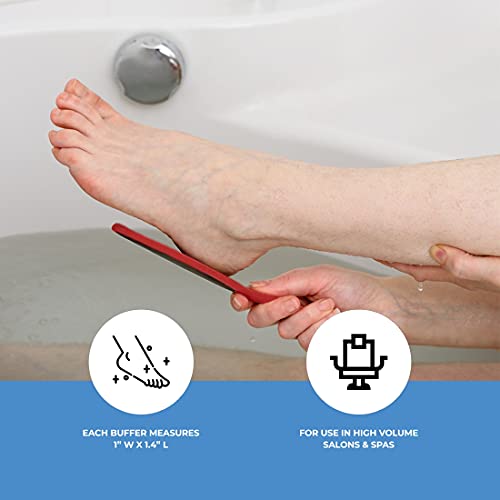 ForPro Professional Collection Red Panda Foot File, 60/100 Grit, Double-Sided Pedicure File for Feet and Heels, 10.5” L - size: 1 Count (Pack of 1)