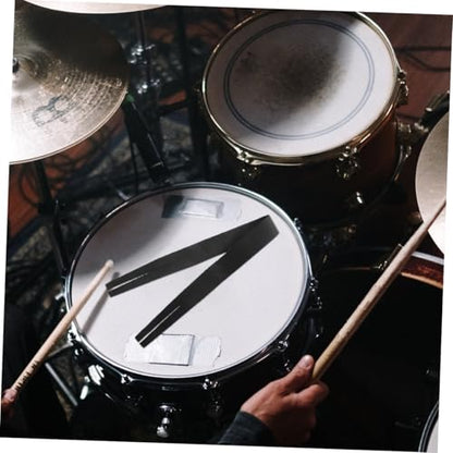 ERINGOGO Black Cowhide Cymbal Strap Sound Hole Belt for Cymbals Instrument Accessory for Drummers Sturdy and Convenient Replacement