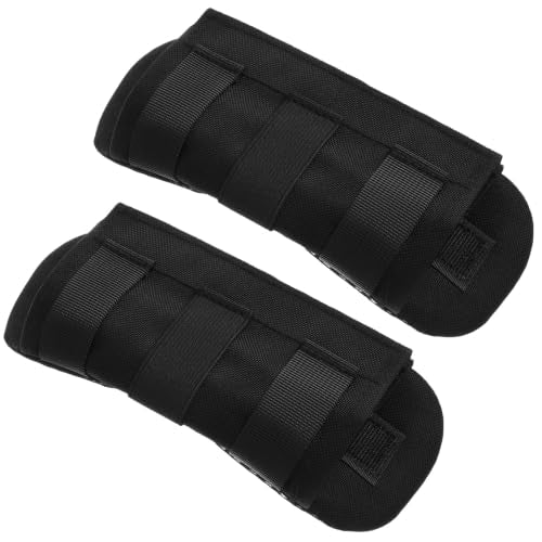 Ymapinc 2 Pack Breathable Shoulder Strap Pads for Backpack | Soft Comfort Shoulder Pad Cushion for Long-distance Travel Backpack Crossbody Bag Luggage Strap - Black