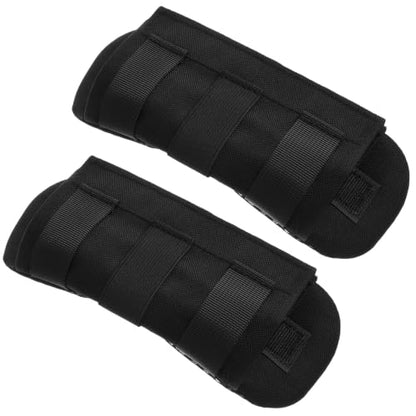 Ymapinc 2 Pack Breathable Shoulder Strap Pads for Backpack | Soft Comfort Shoulder Pad Cushion for Long-distance Travel Backpack Crossbody Bag Luggage Strap - Black