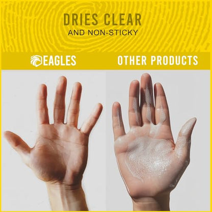 EAGLES Dry Hand Grip Enhancer, 1, 2 or 3 Pack Non-Sticky Anti-Slip Solution for Pole Dancing, Sweaty Hands Dry Grip for Football Tennis Golf Gymnastics Gaming Weightlifting Pole Fitness - size: 2 Pack