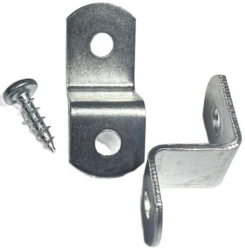 Canvas Clips for Picture Framing Screws Included 15 per Pack ( Choose Your Offset Size ) by E.H.C. (1/2" Offset) - size: 1/2" offset