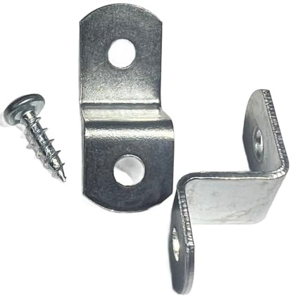Canvas Clips for Picture Framing Screws Included 15 per Pack ( Choose Your Offset Size ) by E.H.C. (1/2" Offset) - size: 1/2" offset