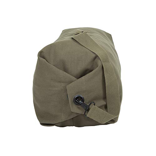 Stansport Deluxe Duffel Bag with Shoulder Strap - color: Olive Green, size: 36" X 10" X 10"