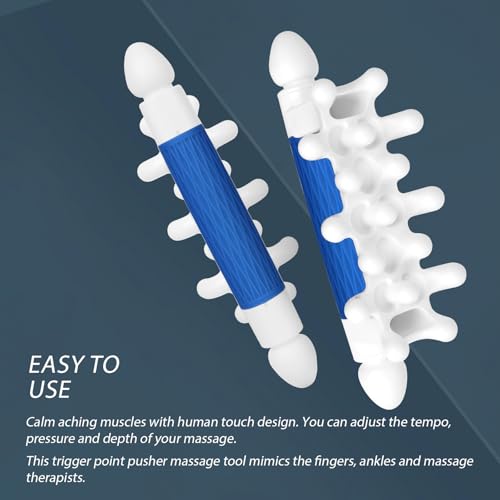 Fascia Massage Tool Blaster for Cellulite - Trigger Points - Muscle Relaxation,Handheld Myofascial Release Tool for Every Part of The Body - color: Blue