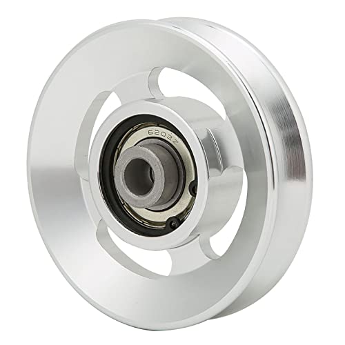 Bearing Pulley Wheel, Aluminium Alloy Fitness Pulley Home Gym Attachments Part Exercise Strength Training Accessory Exercise Machine Attachments for Gym - size: 90mm in diameter