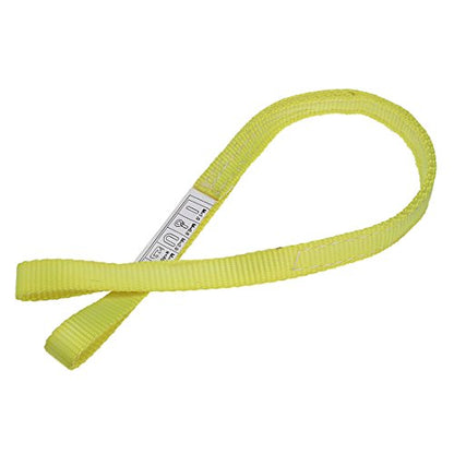 uxcell 3 feet Lifting Straps 2200 lbs Lift Sling Tow Rope Eye to Eye Webbing Sling Forklift Truck for Tree Work Moving Furniture