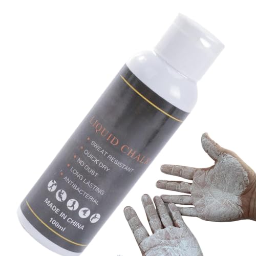 Workout Chalk for Hands Sports Anti-Slip Powder | Weightlifting Anti-Skid Chalk for Rock Climbing Badminton Weightlifting Gymnastics Fitness Tennis Golf - size: 100ML