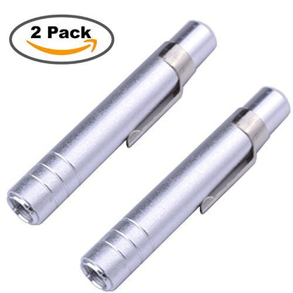2 x Aluminum Alloy Chalk Holder Teacher's Chalk Clip Clutch (Silver) - color: Silver