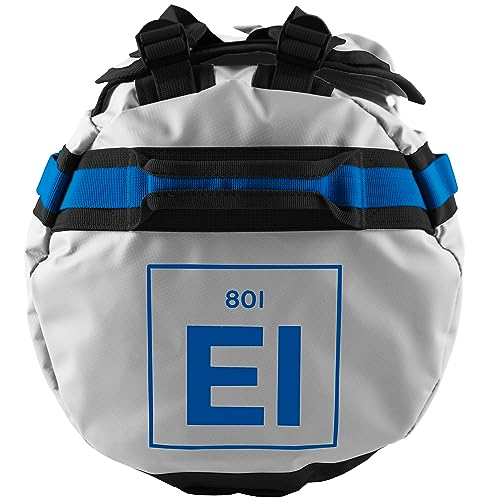 Element Equipment Trailhead Duffel Bag Shoulder Straps Waterproof Light Grey/Blue Large - color: Light Grey/Blue, size: Large 85 Liters