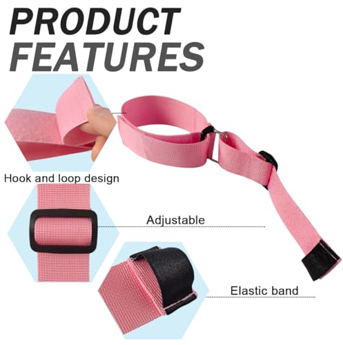 Arm Swing Trainer, 90 Degree Running Form Aid for Speed & Agility Training, Adjustable Strap to Improve Endurance, Prevent Arm Crossing in All Sports, Help Athletes Run Faster - size: Large(Pink)