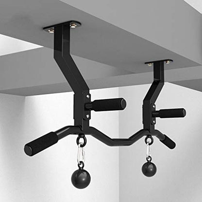 Pull-Up Bars Wall-Mounted Horizontal Bar Steel Wrist and Finger Strength Training Ball Climbing Equipment Load 250kg,