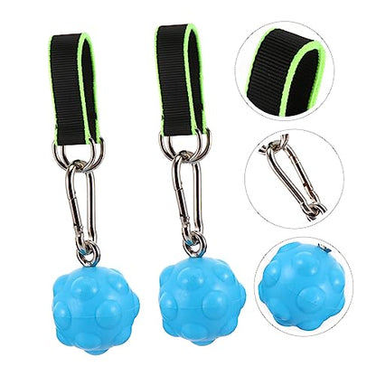 WOONEKY Climbing Solid Ball for Fitness Training Tpe Grip Ball Pull up Hold Grips Hand Strength Exercise