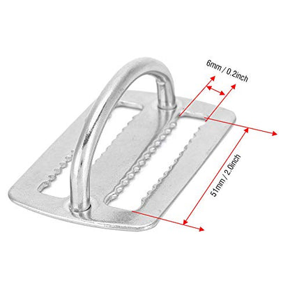 2 PCS Dive Weight Belt, Scuba Belt Retainer Diving Weight Belt Retainer Stopper with D Ring Keeper Diving Accessory for Dive Gear Spearfishing and Water Sports Accessories