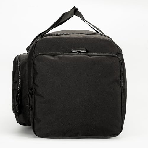 APRILBAY Super Quality 60L Large Duffel Travel Bag Luggage Foldable Bag Cargo Sport Gear Equipment Skiing Hardware Bag Heavy Duty& Durable(Black) - color: Black