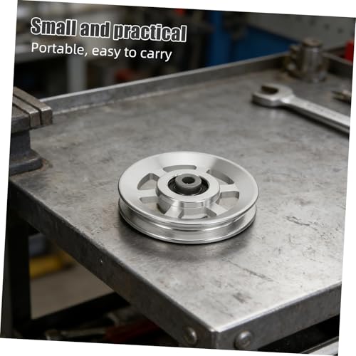Zerodeko Aluminum Alloy Silent Pulley Roller Wheel for Gym Pulley Attachment 4.13 Inch for Home Fitness and Weight Lifting Equipment