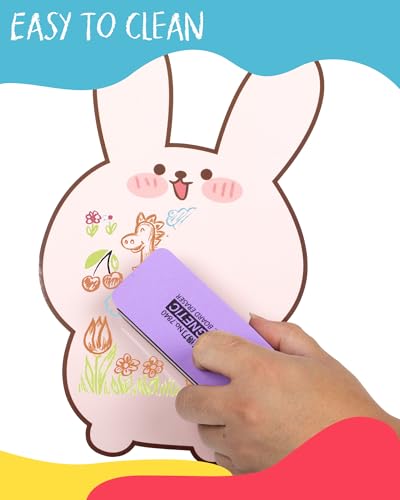 NewFamily Kids Art Chalk Set - 24 Color Dustless Chalk with Cute Magnetic Drawing Board, Creative Gift for Boys and Girls - style: Rainbow Chalk Set 24Colors