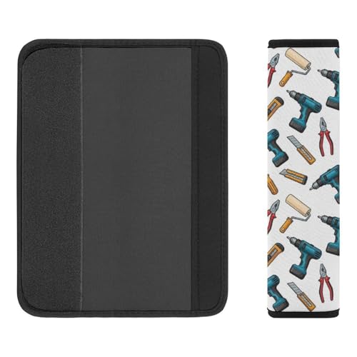 2PCS Occupation Tool Seat Belt Cover Breathable Seat Belt Cushion for Adults and Children, All Vehicles, Comfortable Driving - color: Pattern 351