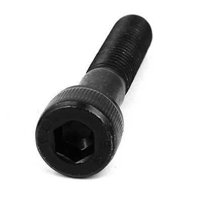 uxcell M8x45mm 12.9 Alloy Steel Hex Socket Screws Partially Threaded Bolt Black 10Pcs - size: M8x45mm
