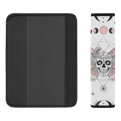 2PCS Universal Fit Car Seat Belt Pad for Kids, Most Cars, Tarot Card Butterfly Black Seat Belt Cushion, Shock Absorption - color: Pattern 553