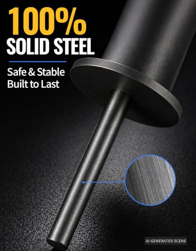 8/10MM Weight Stack Pin, Gym Pin with Spring Clip Collar, Weight Stack Extender Pin for Strength Training Equipment, Weight Pin for Commercial Gym and Home Gym - size: 8mm