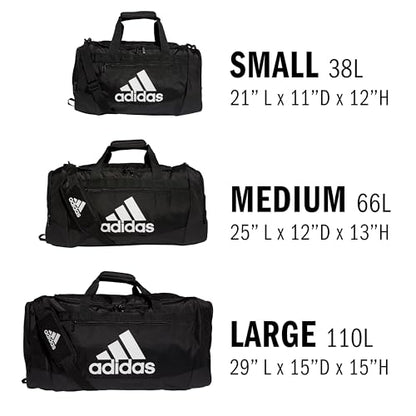 adidas Unisex Defender 4.0 Gym Duffel Bag for Men and Women - color: Team Navy Blue, style: Unisex Defender 4.0 Gym Duffel Bag for Men and Women
