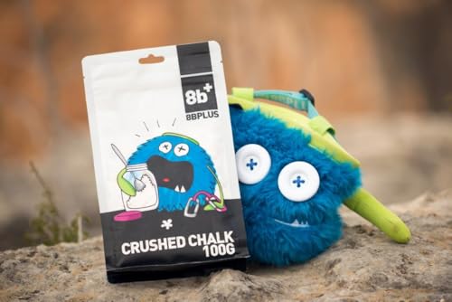 8BPLUS Chalk for Climbing, Bouldering - Premium Quality - No Fillers or Drying Agents - style: 100G Crushed