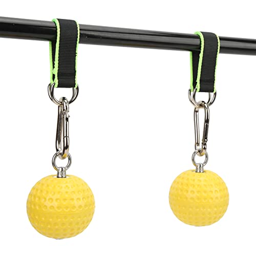 Climbing Pull Up Hand Grips Ball Set, Wireless Arm Strength Training Equipment, Non Slip Grip Balls with Webbing Buckle for Rock Climbing, Gym and Home Workouts - size: 97mm model