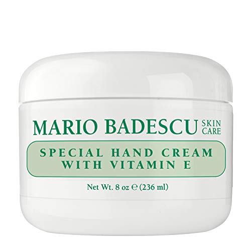 Mario Badescu Hand Cream With Vitamin E for Dry Cracked Hands, Moisturizing, Light and Fast-Absorbing, Ideal for All Skin Types - style: Special 8 Oz