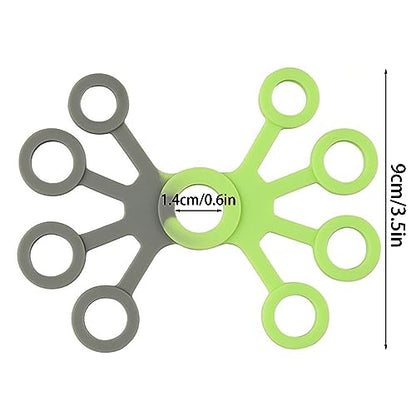 Finger Training Silicone Hand Expander Finger Hand Grip Finger Stretcher Trainer Strength Resistance-band Wrist Exercise Hand Expander Tool Forearm Rings Hand Exerciser Silicone Finger Stretcher Hand