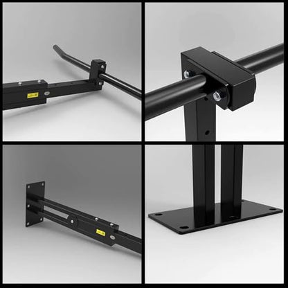 Height-Adjustable Ceiling Horizontal Bar, Ceiling Mount Pull Up, Strength Training Pull-Up Bars, Pull Up Bar for Home Gym, Safe and Stable, Load 600LB