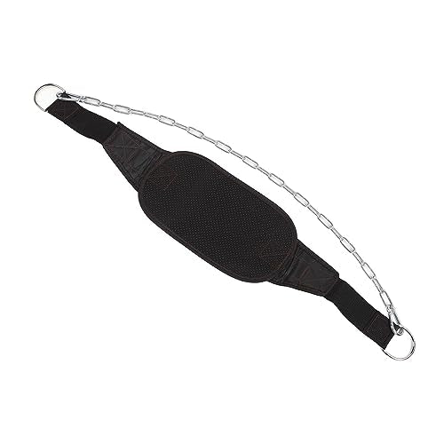 Weighted Dip Belt With Thickened Chain Strength Training for Pull Up Weightlifting Powerlifting Durable Nylon Material Adjustable Chain for Strength Training and Muscle Building