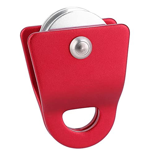 Metal Climbing Pulley Side Swing for Rock Climbing RED 2000KG