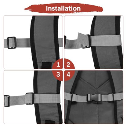Backpack Chest Strap Adjustable Sternum Straps Use for Backpack Replacement & Hiking & Jogging - color: Grey