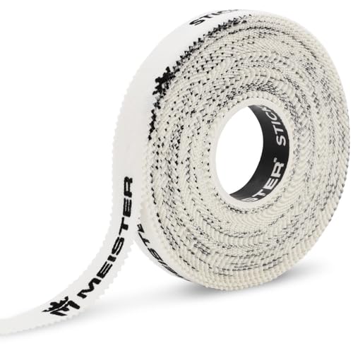 Meister StickElite Professional Porous Athletic Tape - 15yd x 1/2" - WT - 4 | Extra sticky & breathable finger & toe tape for climbing, BJJ, basketball, volleyball and all sports - color: White, size: 4 Rolls