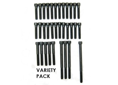 Escape Climbing 34 Bolt Variety Pack | Durable Hardware for Rock Climbing Holds | Features a 3/8-16 Socket Cap Screw | Includes 2” 3” 4” and 5” Bolts | Designed for Indoor Use