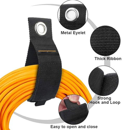 Fastening Strap Adventure Gear Fastener Suitable for Camping with Strong Nylon Texture and Easy Setups for Camping Securing During Hiking with Adjustable Hook - color: 50x435mm