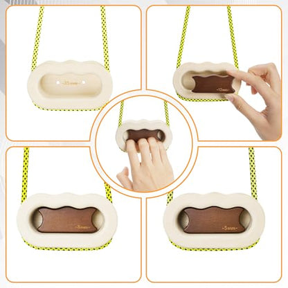 Hangboard for Rock Climbing,Climbing Training Board for Indoor and Outdoor Use - size: S（‎8.35 x 5.31 x 3.98 inches）
